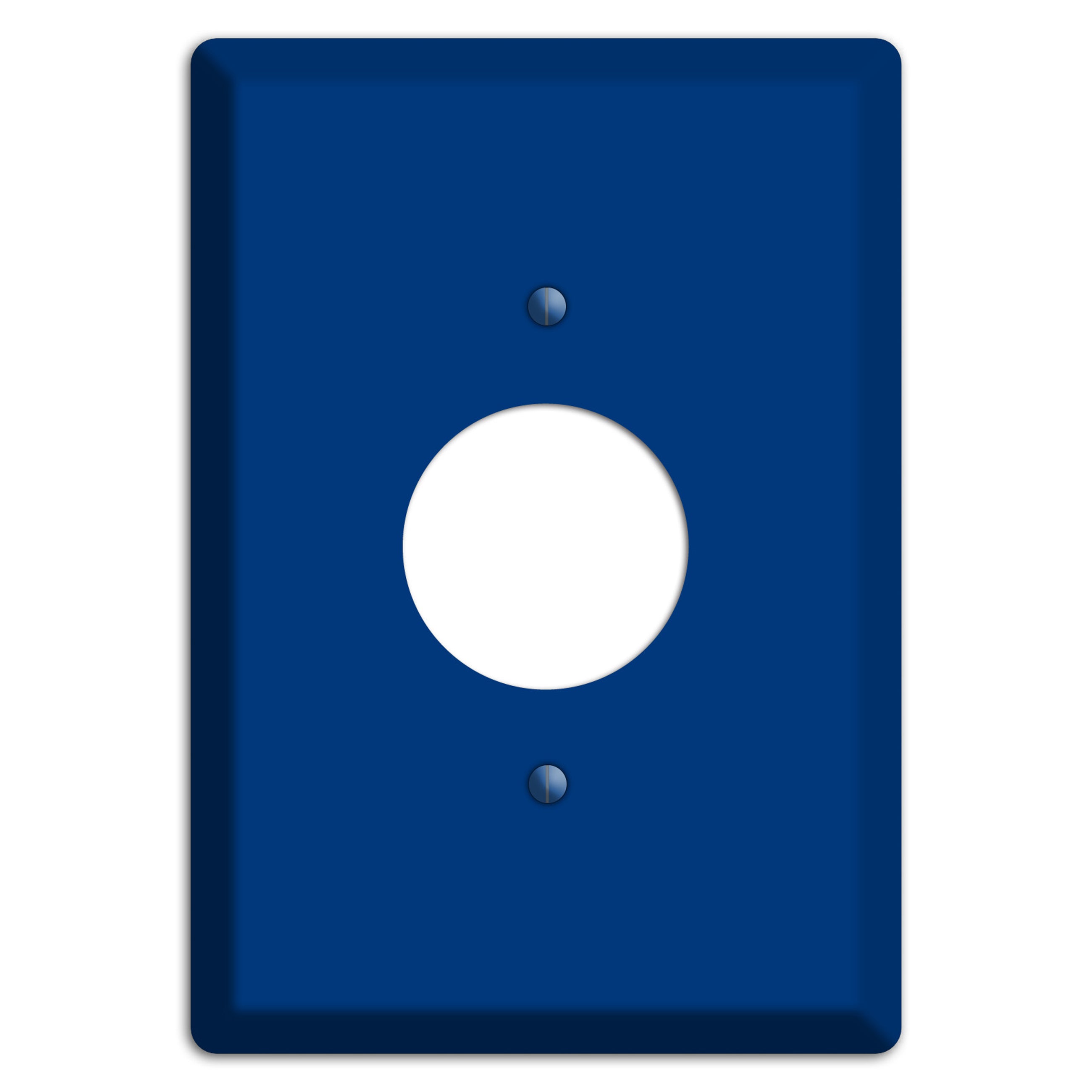 Baxter Simply Blue Single Receptacle Wallplate
