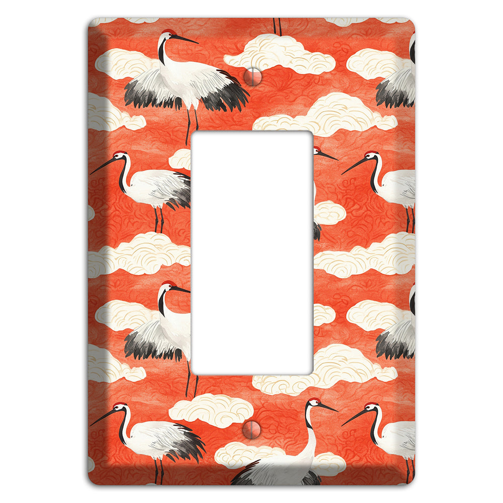 Vermillion Cloud Ceremony Rocker Wallplate