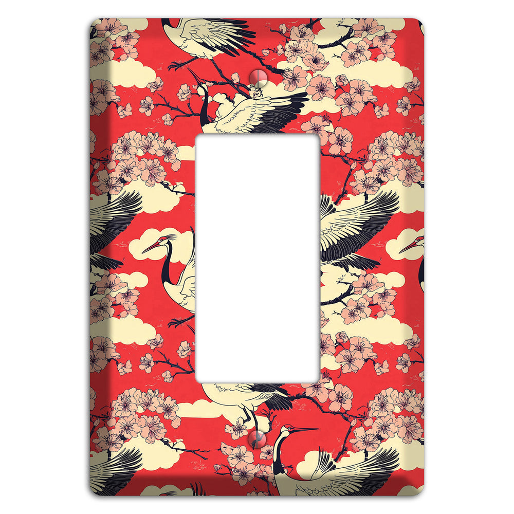 Crimson Blossom Ascent Rocker Wallplate