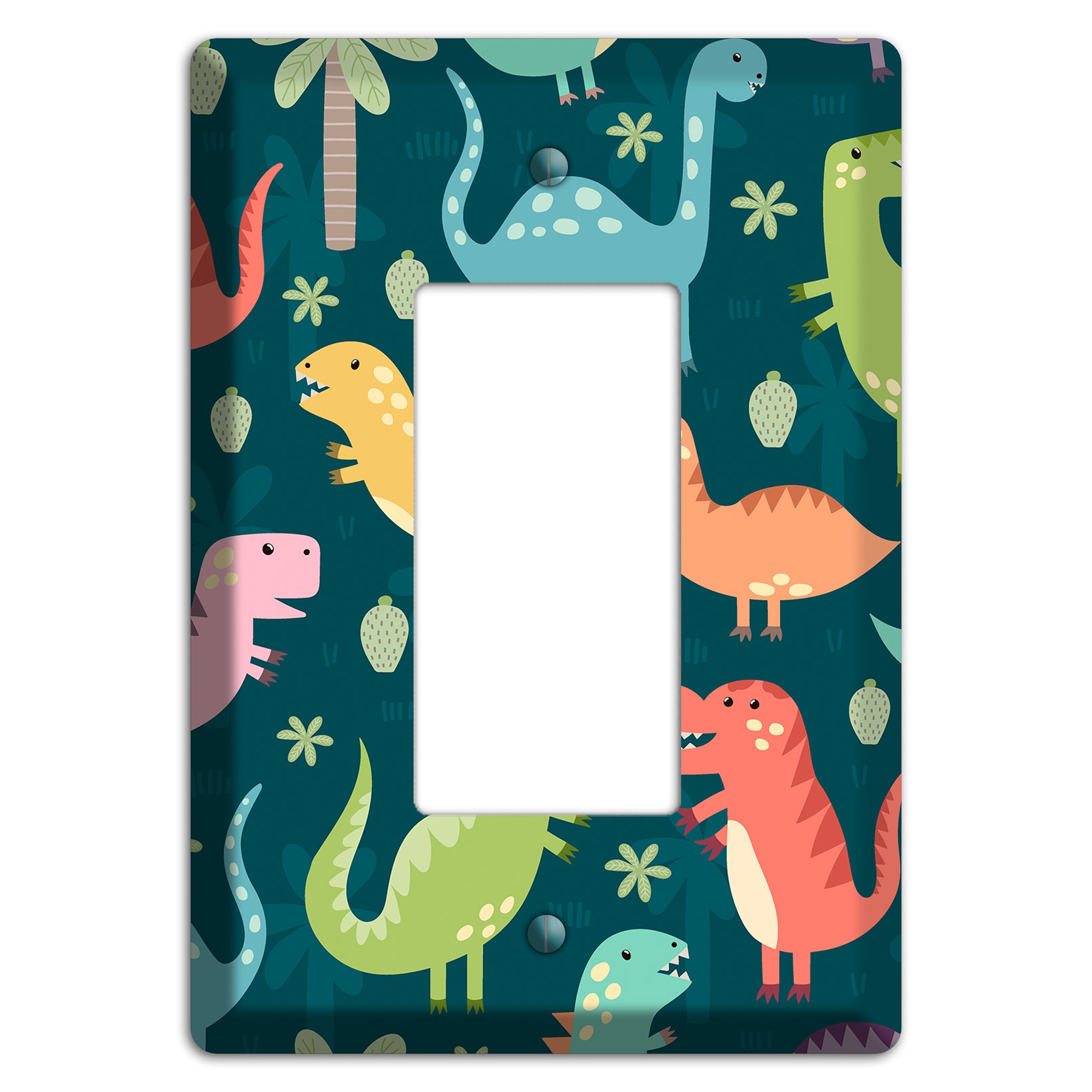 Jurassic Pals (Dark) Rocker Wallplate