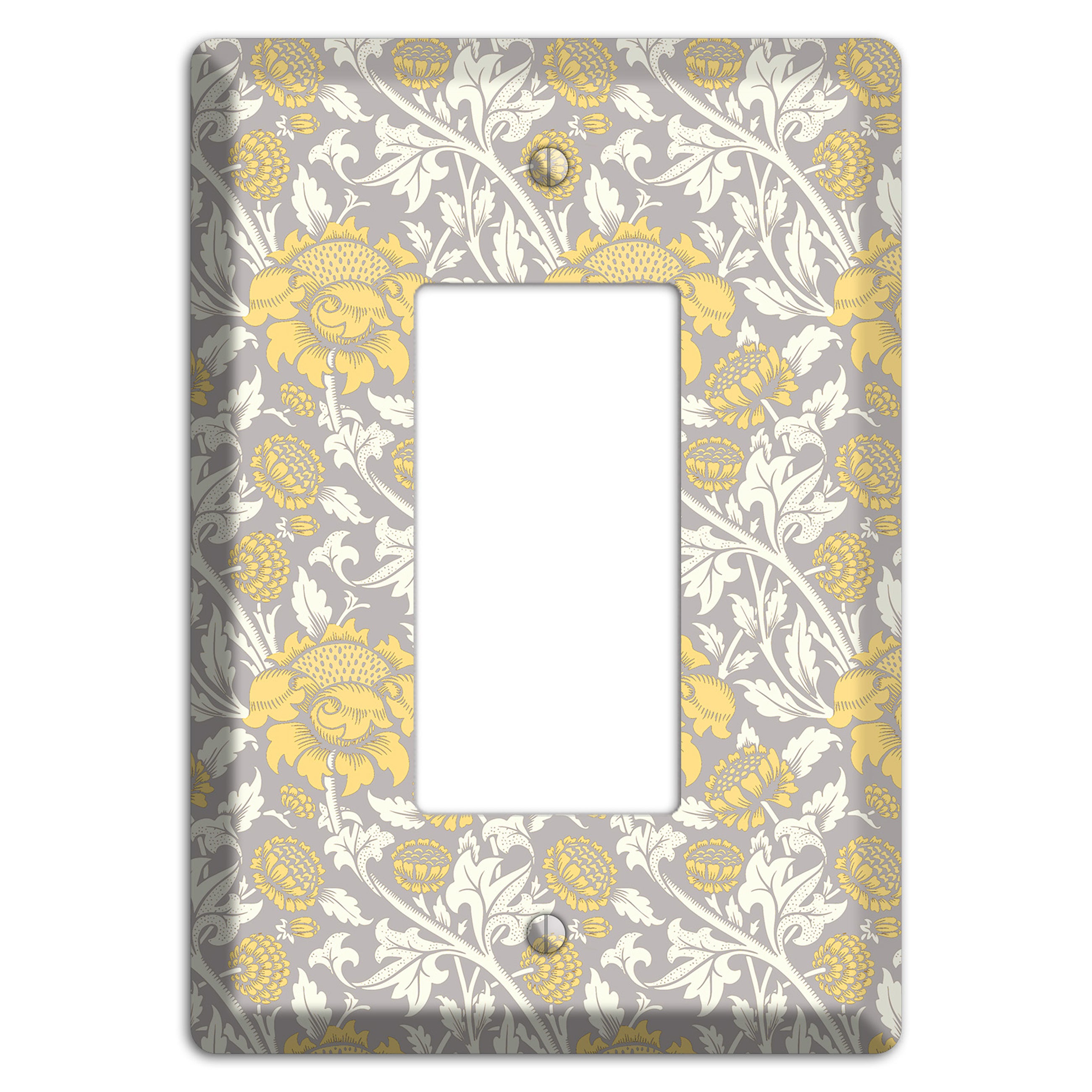 Golden Peony Lace Rocker Wallplate
