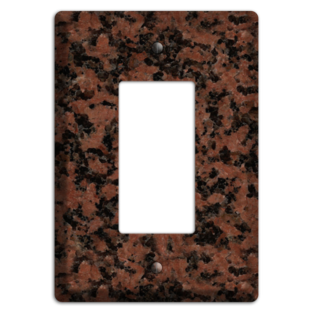 New Imperial Red Granite Rocker Wallplate