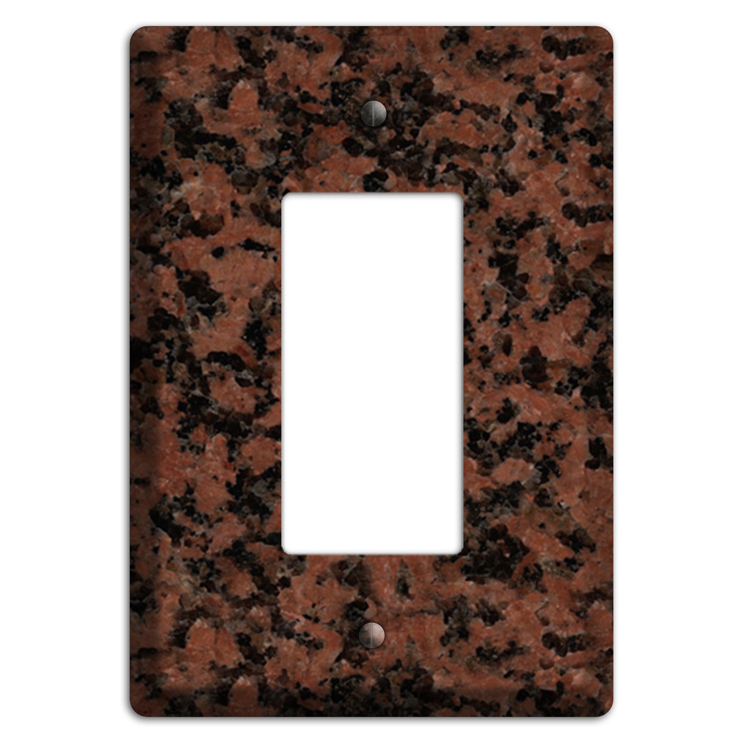 New Imperial Red Granite Rocker Wallplate