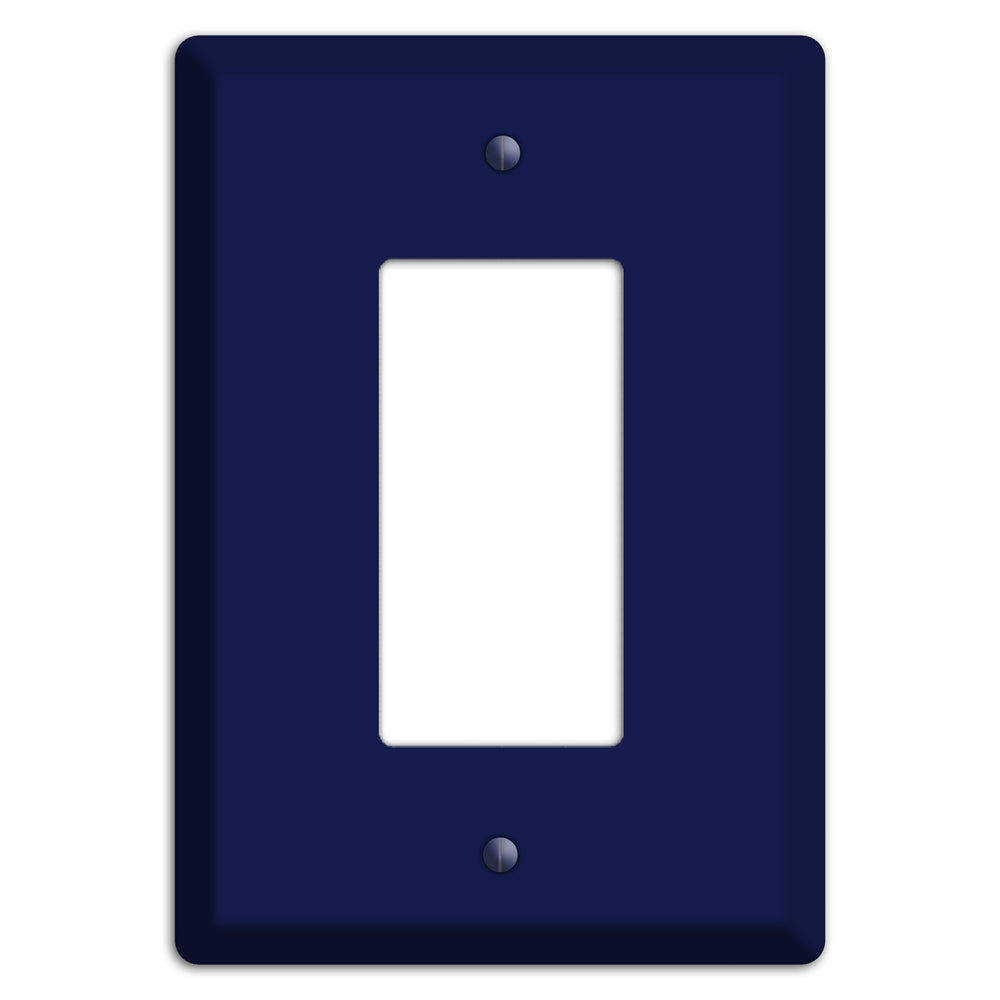 Baxter Midnight Navy Solid Rocker Wallplate