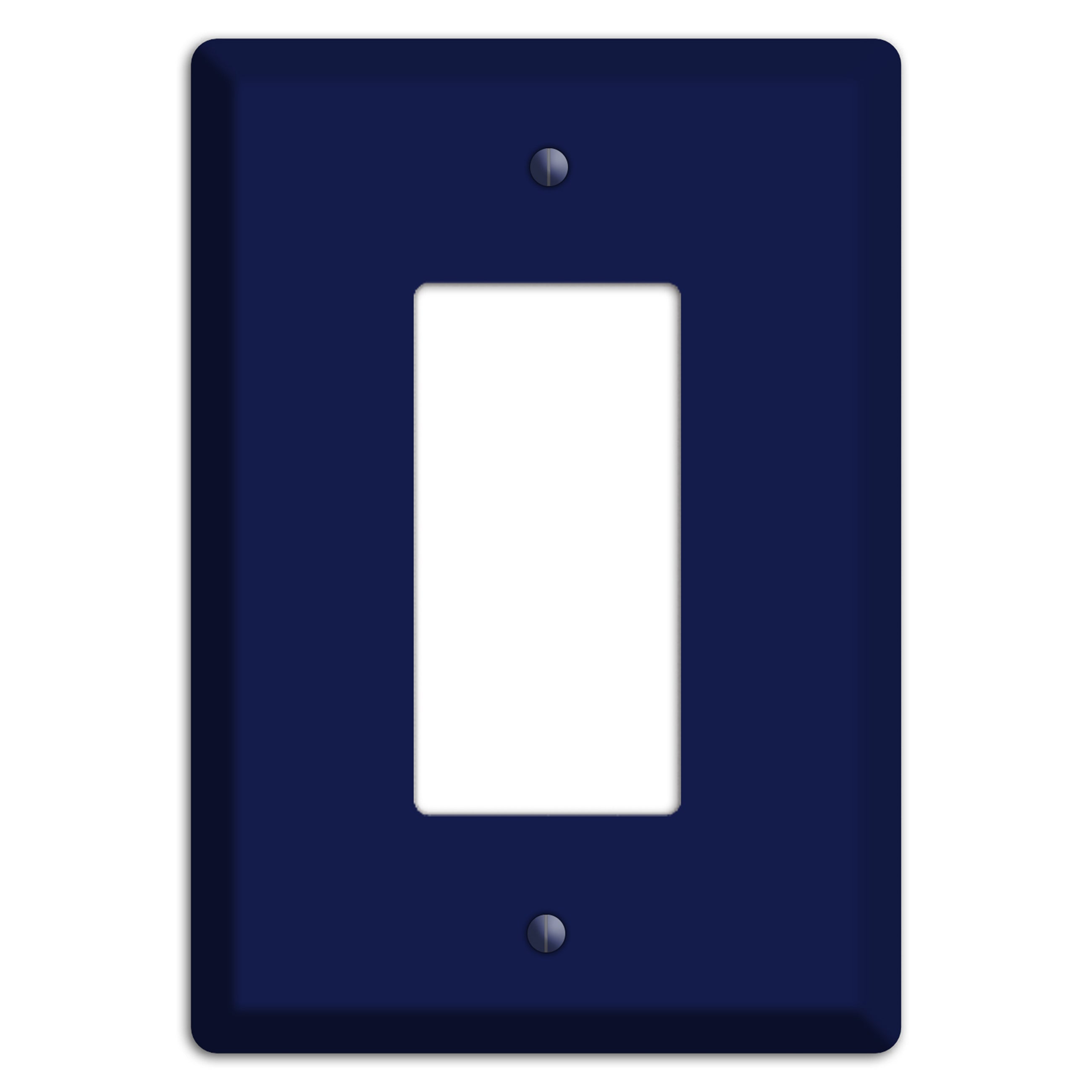 Baxter Midnight Navy Solid Rocker Wallplate