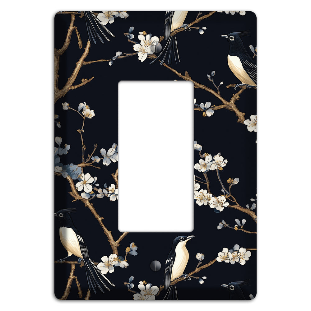 Plum Blossom Vigil Rocker Wallplate