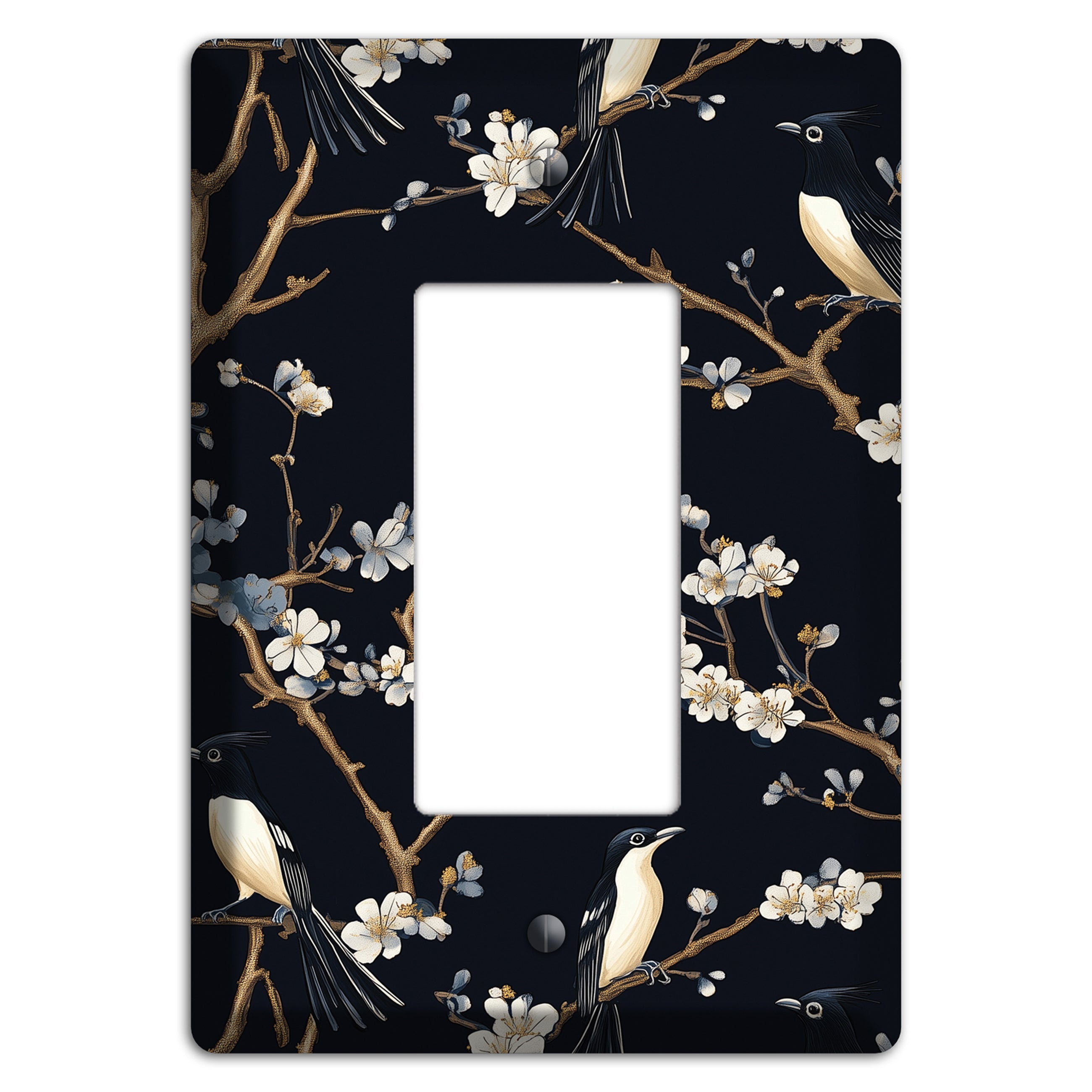 Plum Blossom Vigil Rocker Wallplate