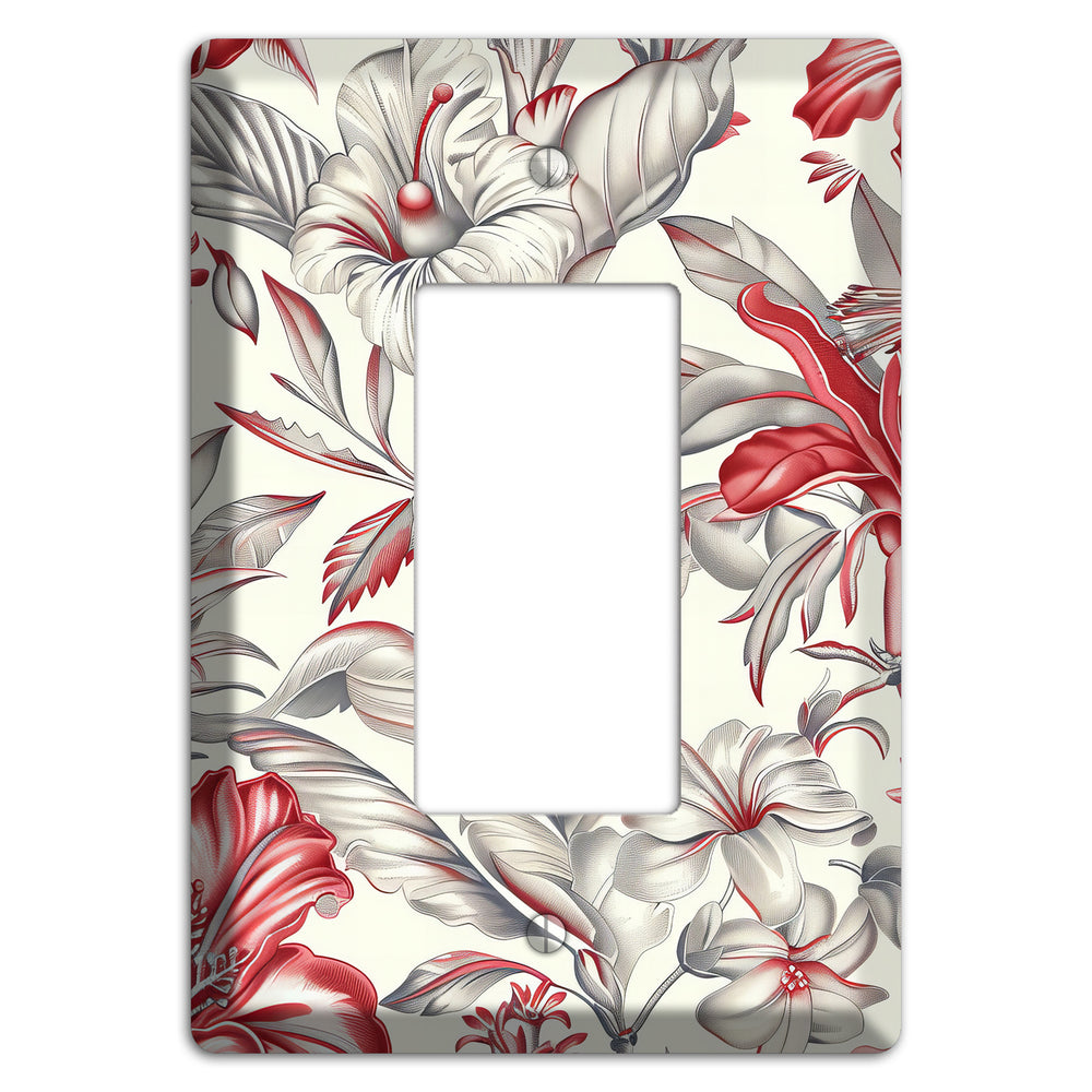 Crimson Botanica Rocker Wallplate