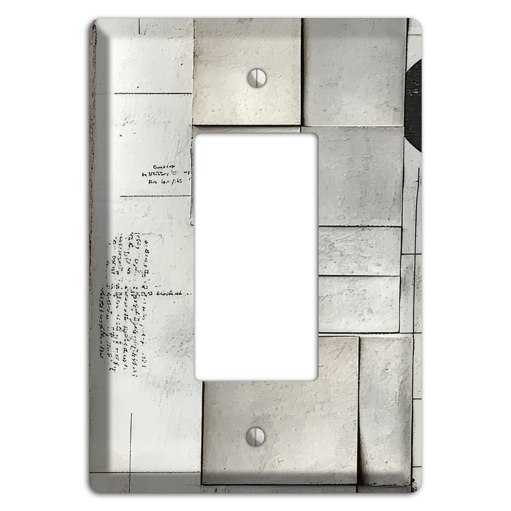 Cartographer's Quiet Ruin Rocker Wallplate