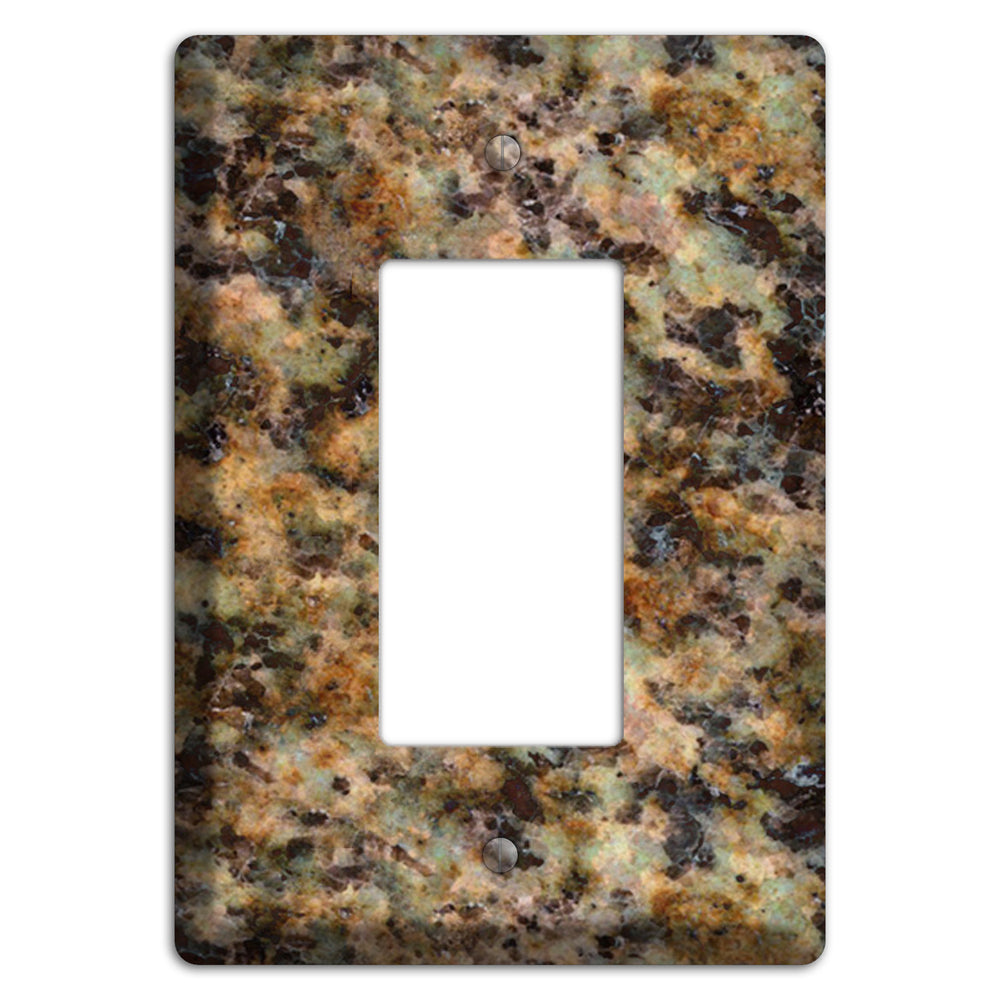 Verde Butterfly Granite Rocker Wallplate