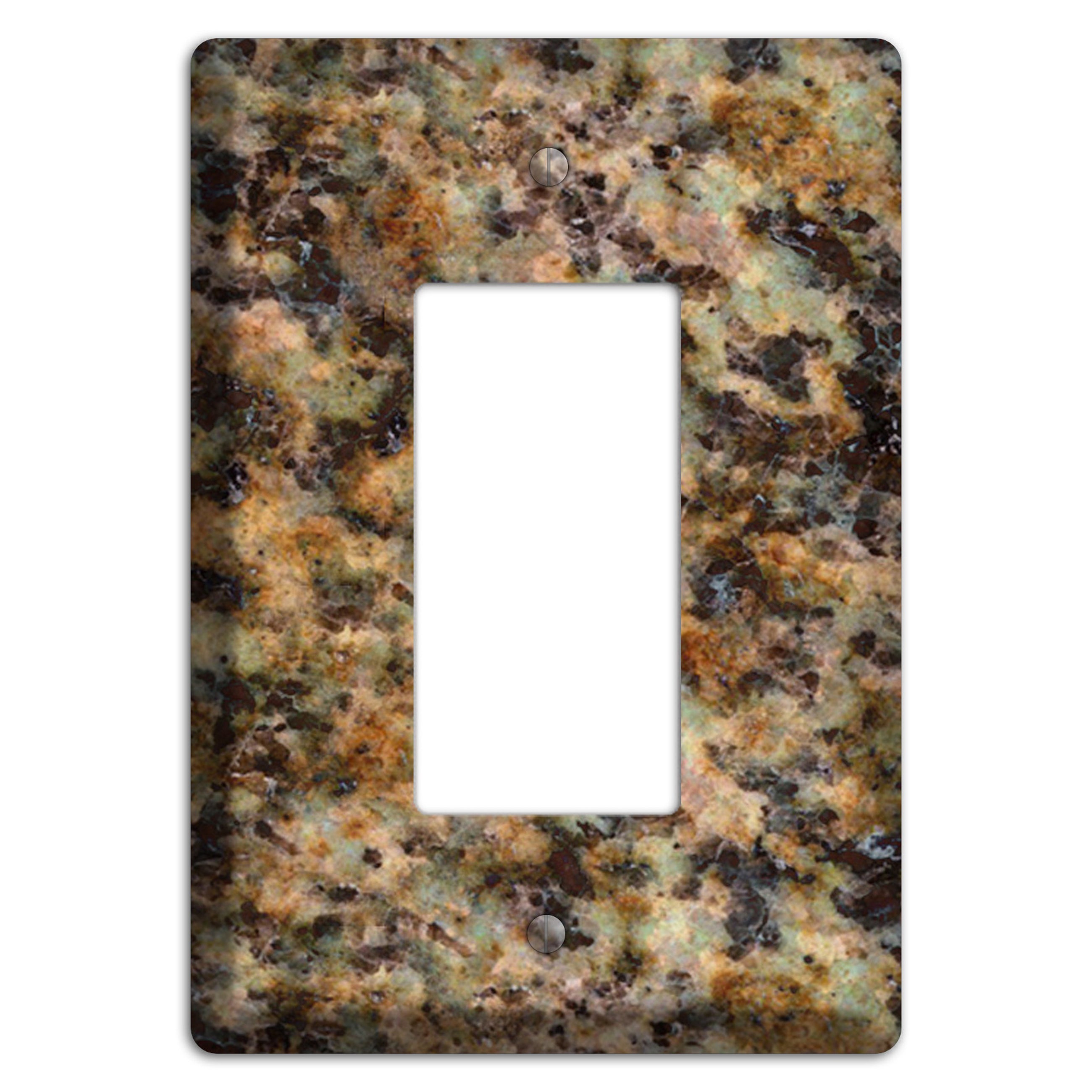 Verde Butterfly Granite Rocker Wallplate