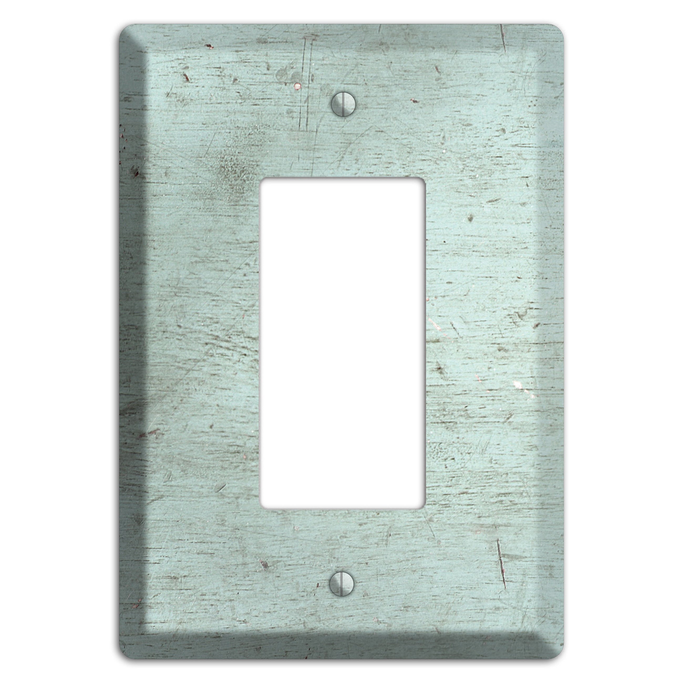 Weathered Teal Deck Rocker Wallplate