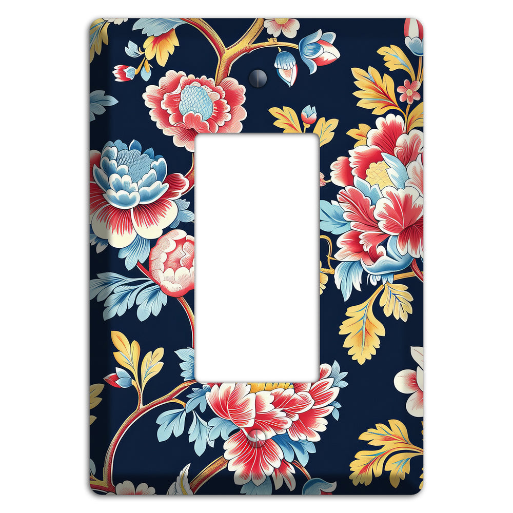 Midnight Garden Bloom Rocker Wallplate