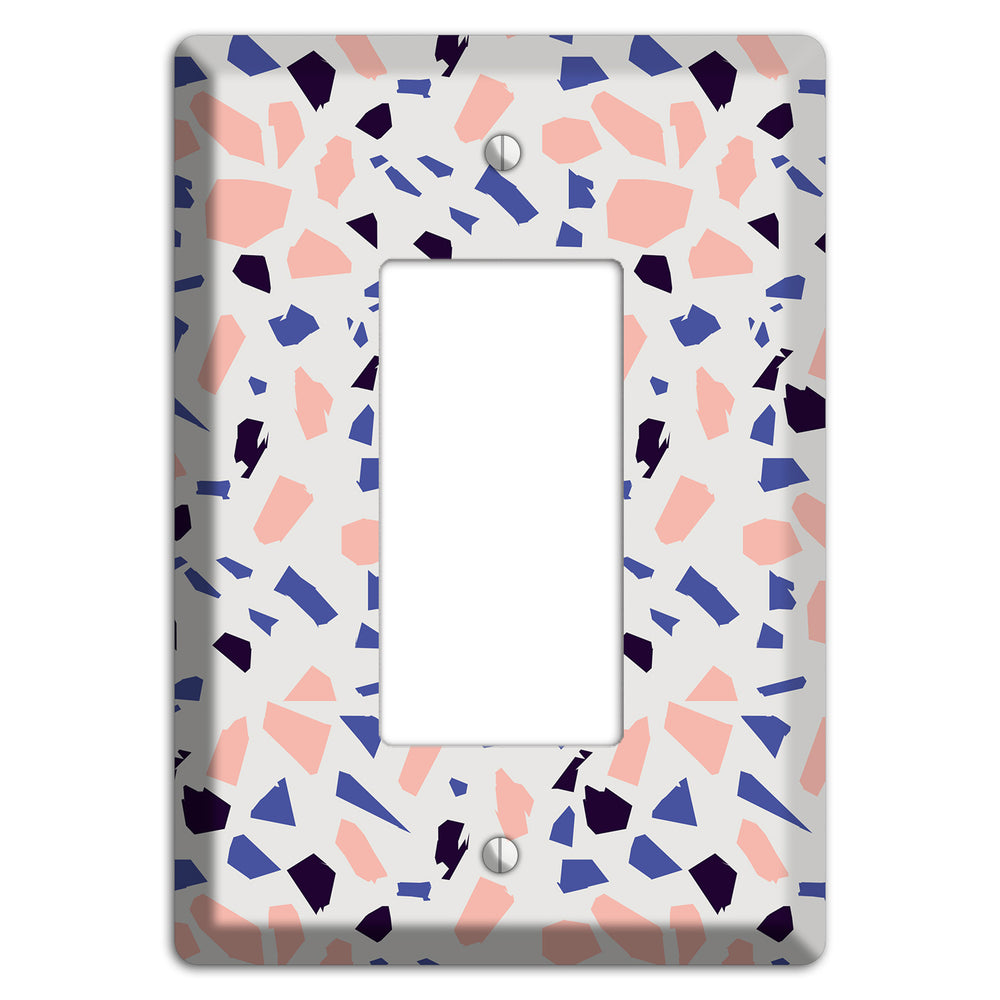 Coral Indigo Burst Rocker Wallplate