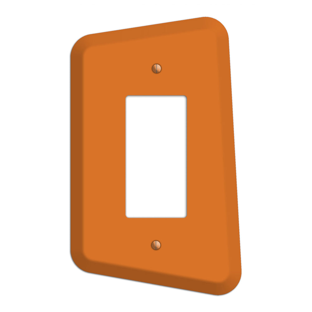 Pumpkin Mid-Century Asymmetra Rocker Wallplate
