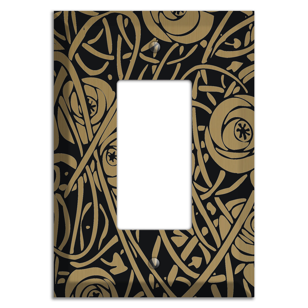 Tower Gold Serpent Bloom Rocker Wallplate