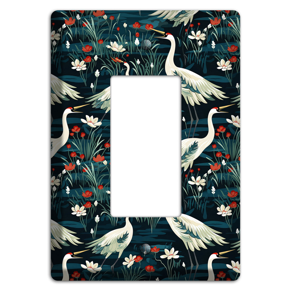 Midnight Lotus Marsh Rocker Wallplate