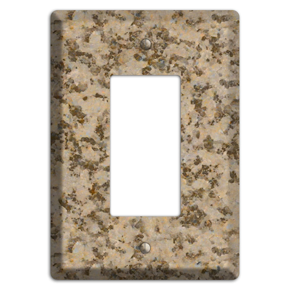 Giallo Santa Cecilia Granite Rocker Wallplate