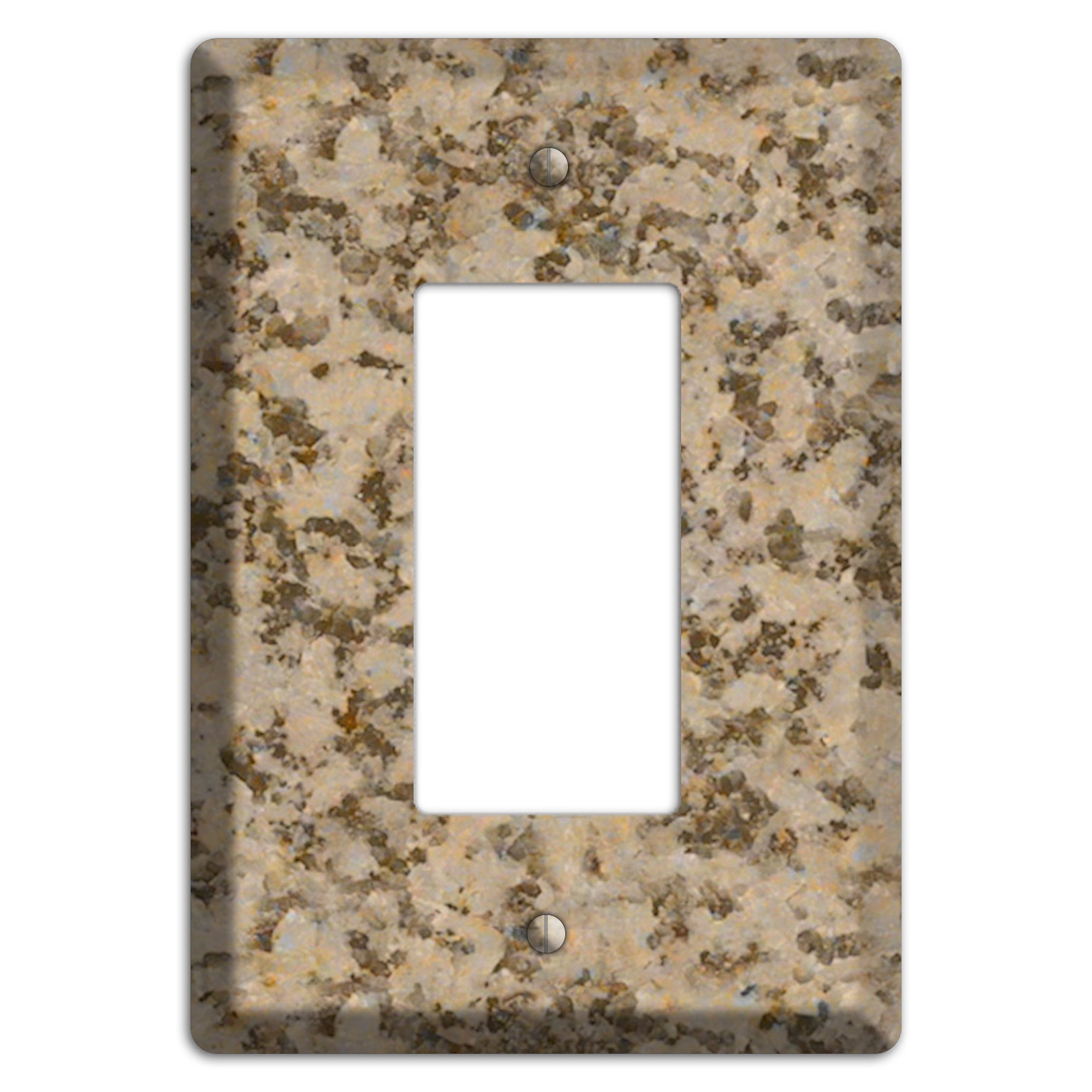 Giallo Santa Cecilia Granite Rocker Wallplate
