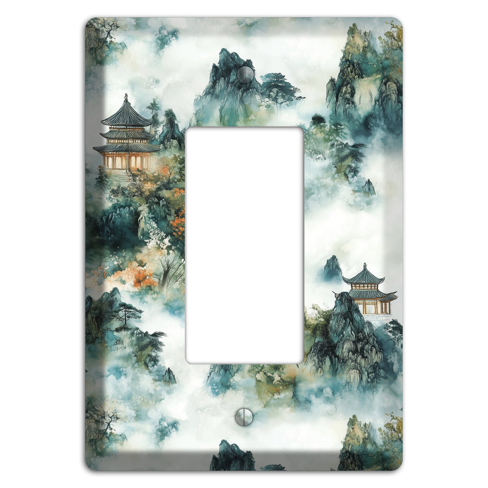Pavilions in the Mist Rocker Wallplate