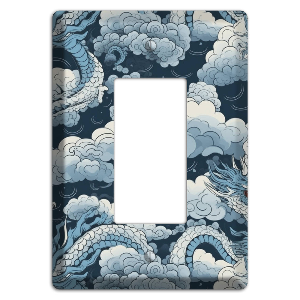 Storm Serpent Rising Rocker Wallplate