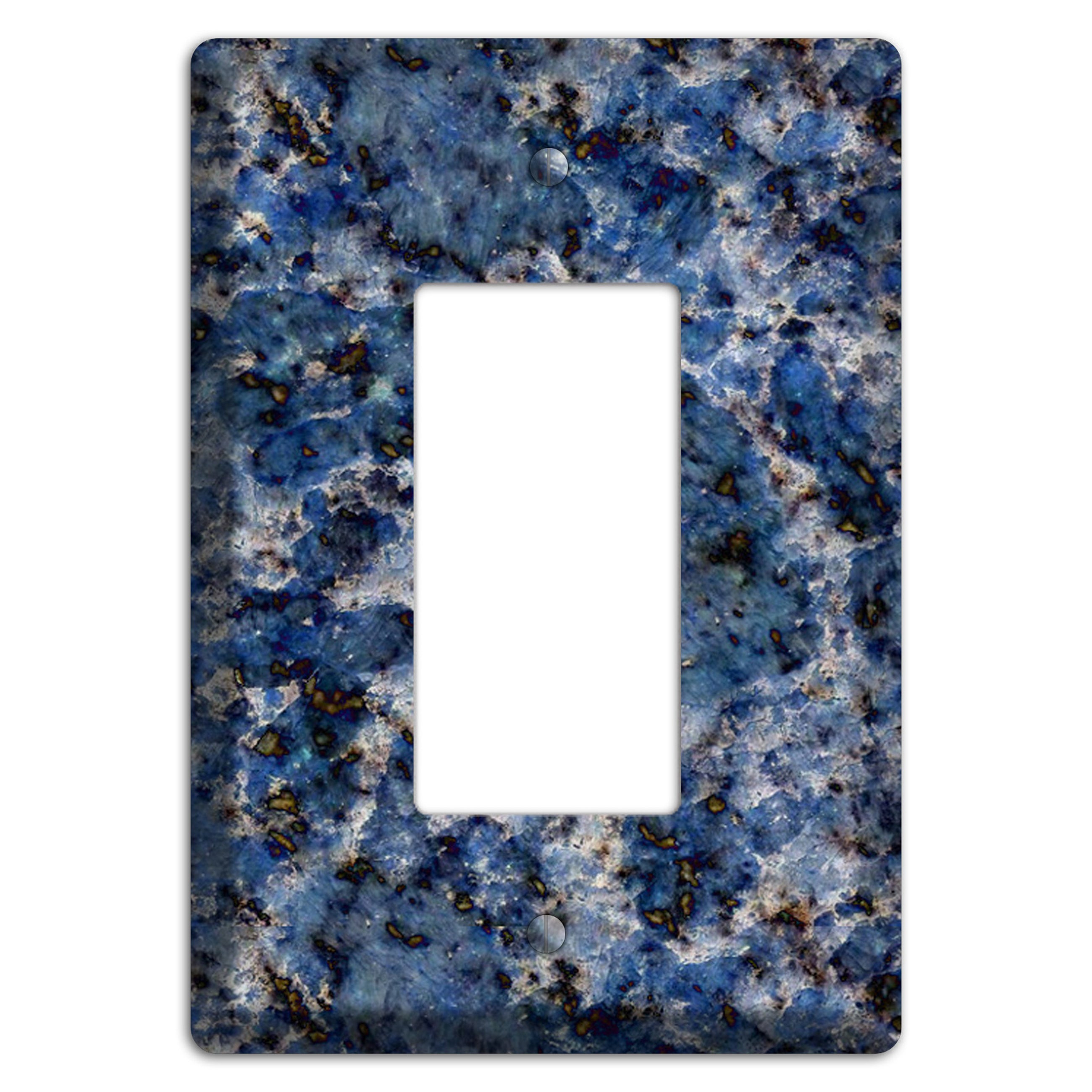 Blue Bahia Granite Rocker Wallplate