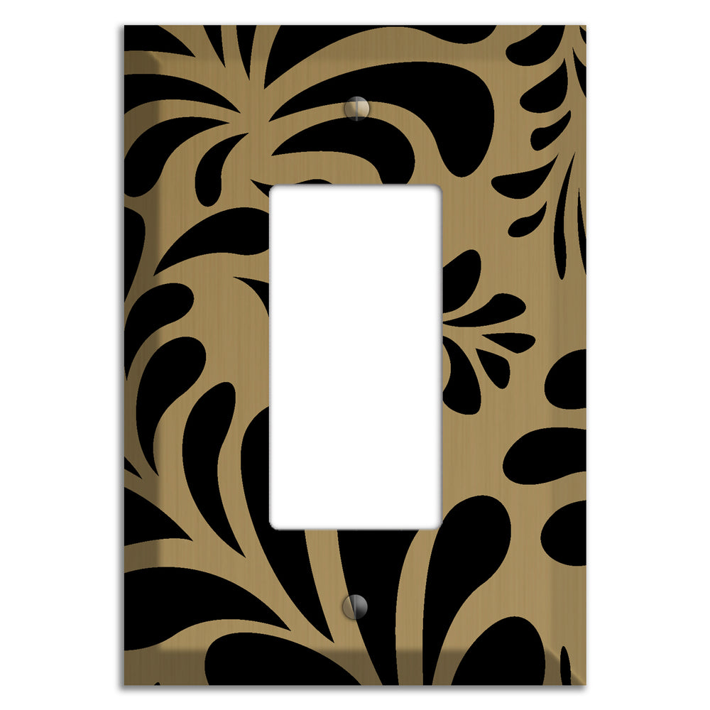 Tower Gold Jungle Fan Rocker Wallplate