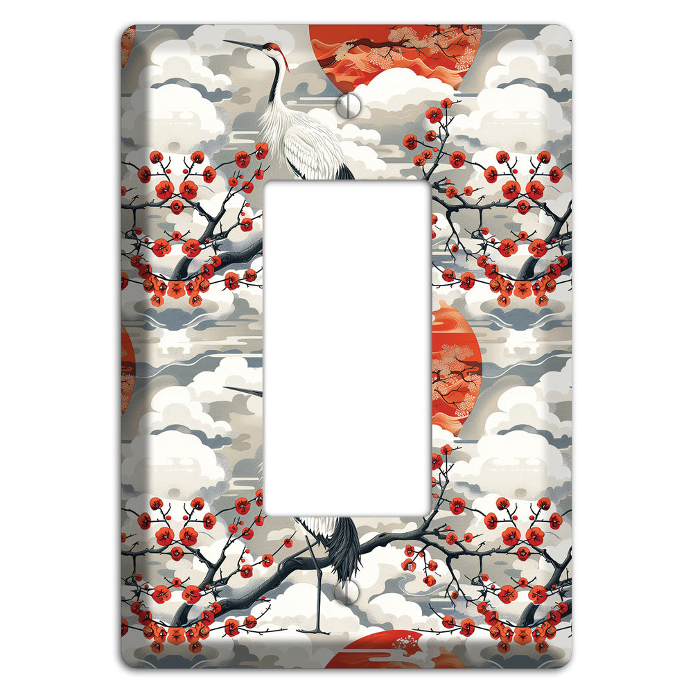 Vermillion Sun Rising Rocker Wallplate