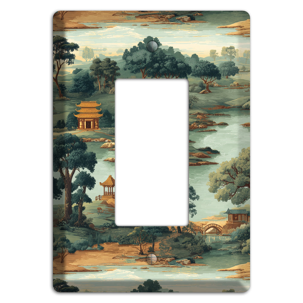 Pavilion and Stream Rocker Wallplate