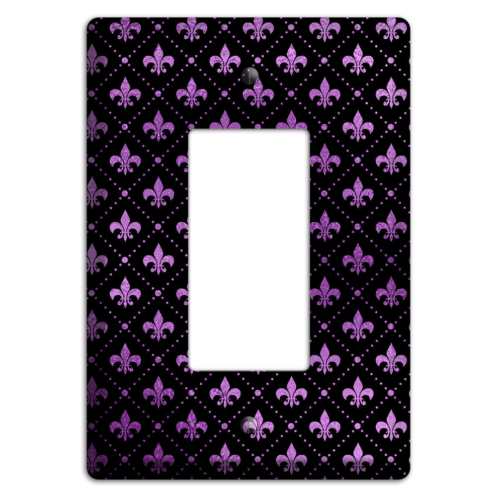 Royal Lilac Grid Rocker Wallplate