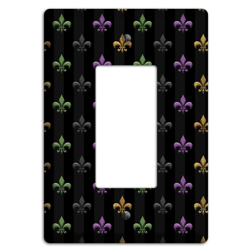 Midnight Fleur Rocker Wallplate