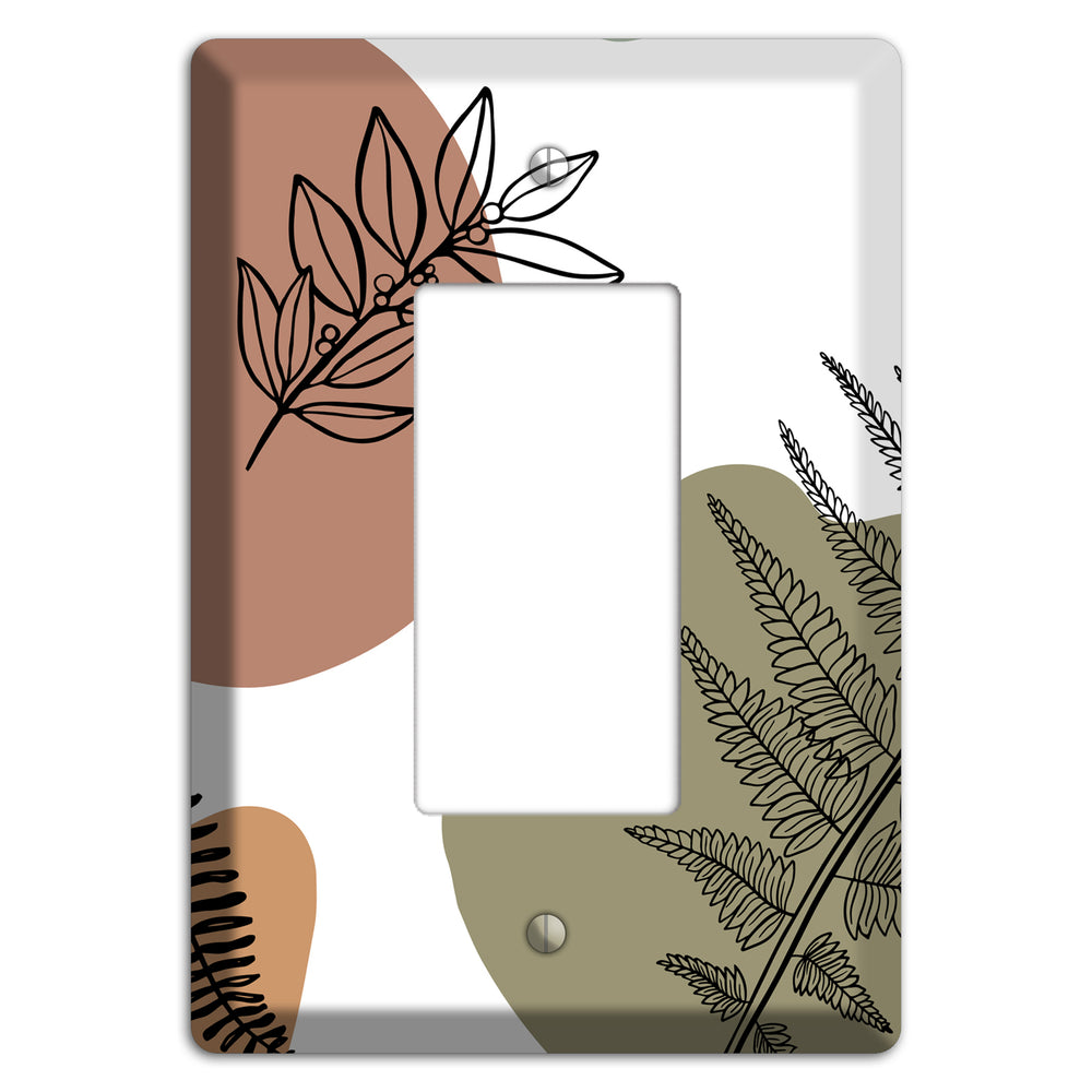 Fern & Shadow Rocker Wallplate