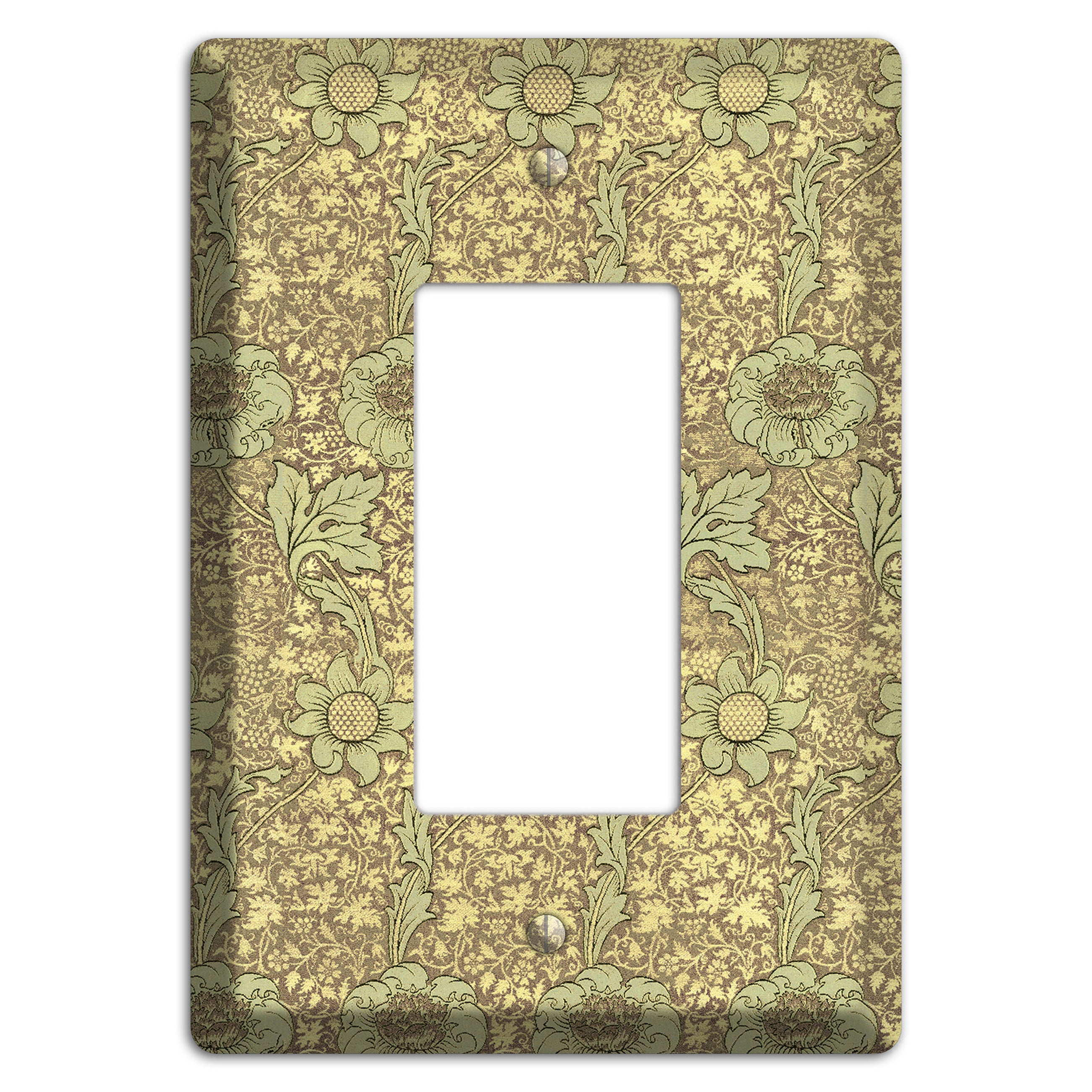 Wildflower Scroll Rocker Wallplate