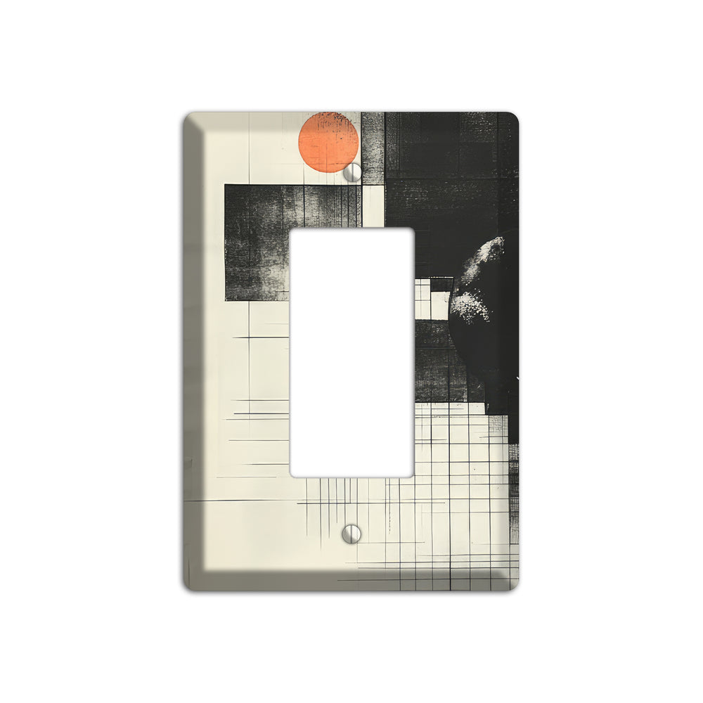 Eclipse Over Blueprint Rocker Wallplate