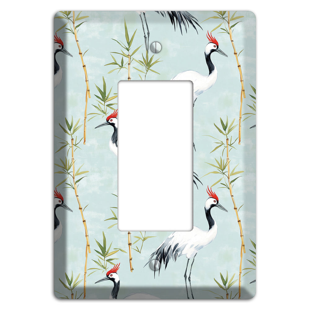 Celadon Bamboo Vigil Rocker Wallplate