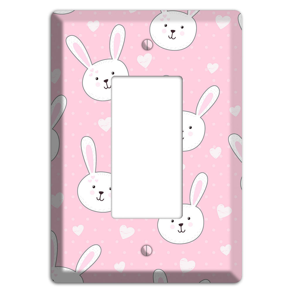 Bunny Love Rocker Wallplate