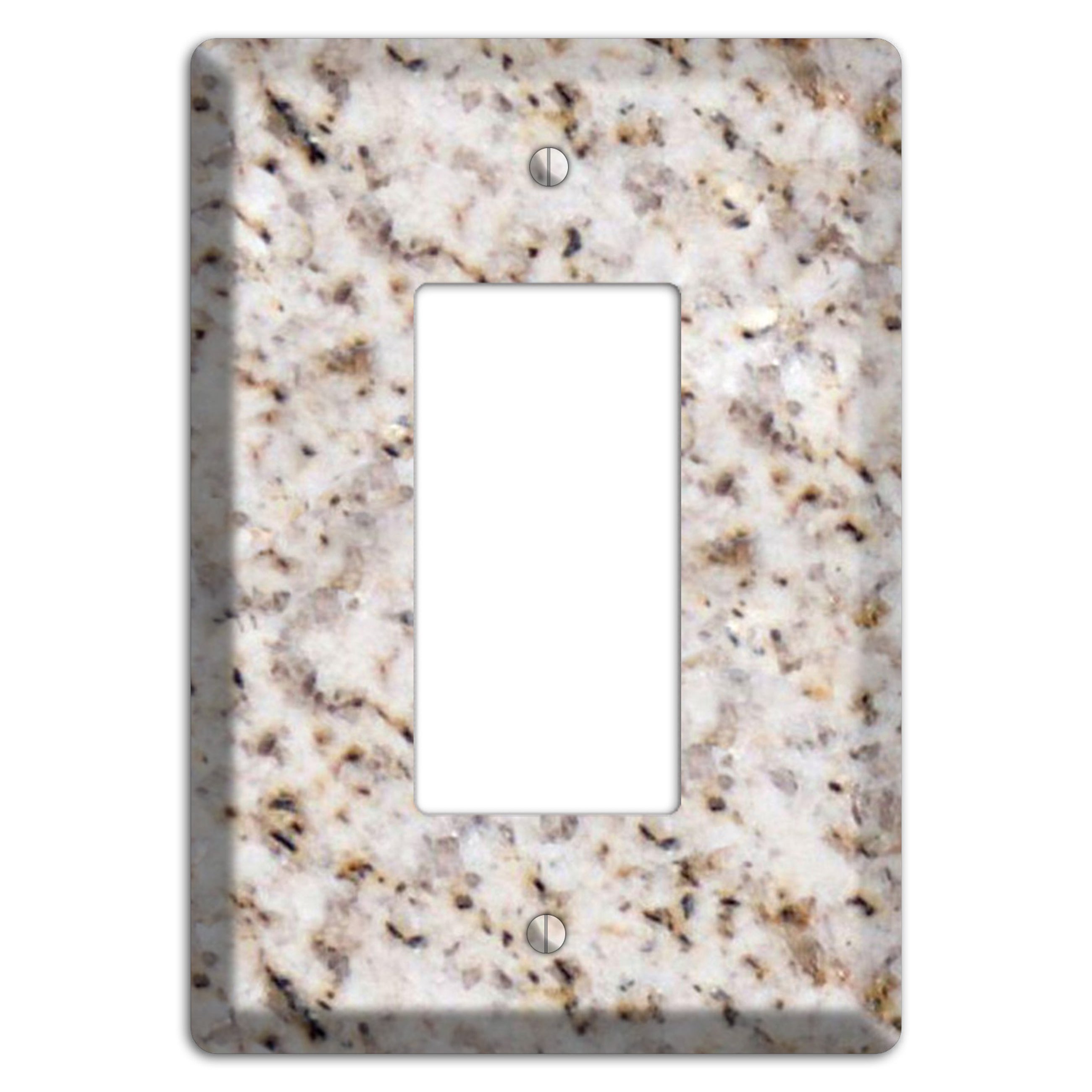Luna Pearl Granite Rocker Wallplate