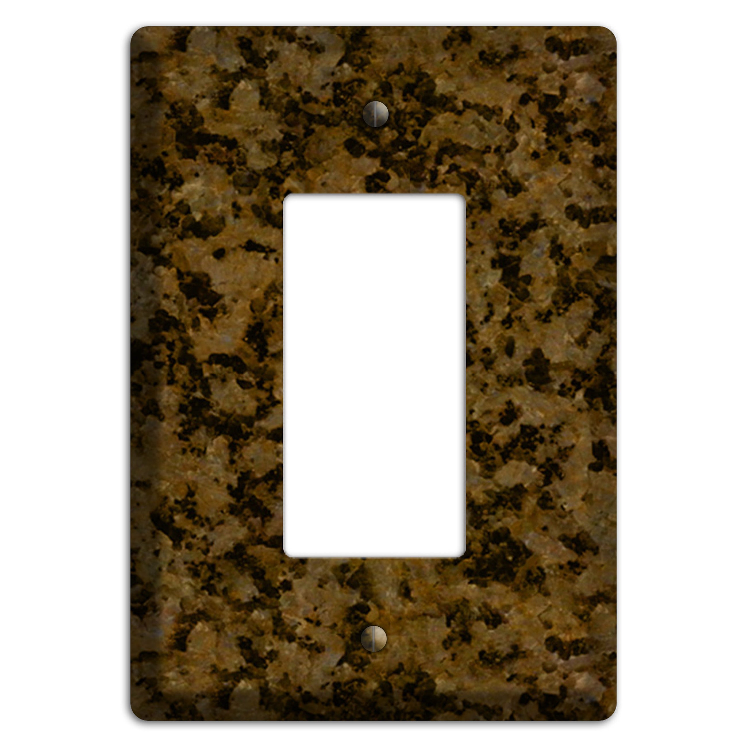 Tropic Brown Granite Rocker Wallplate