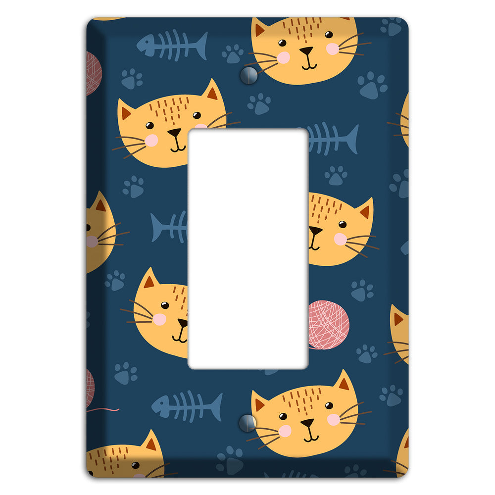 Cat Nap Parade Rocker Wallplate