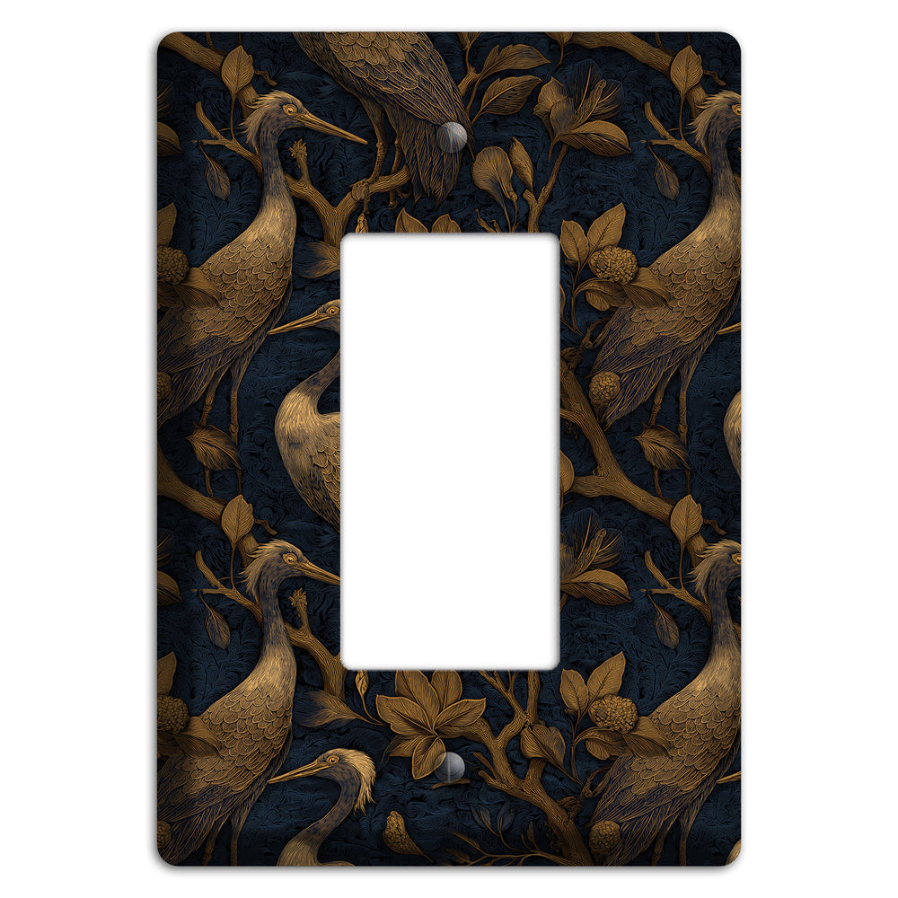 Gilded Heron Dusk Rocker Wallplate