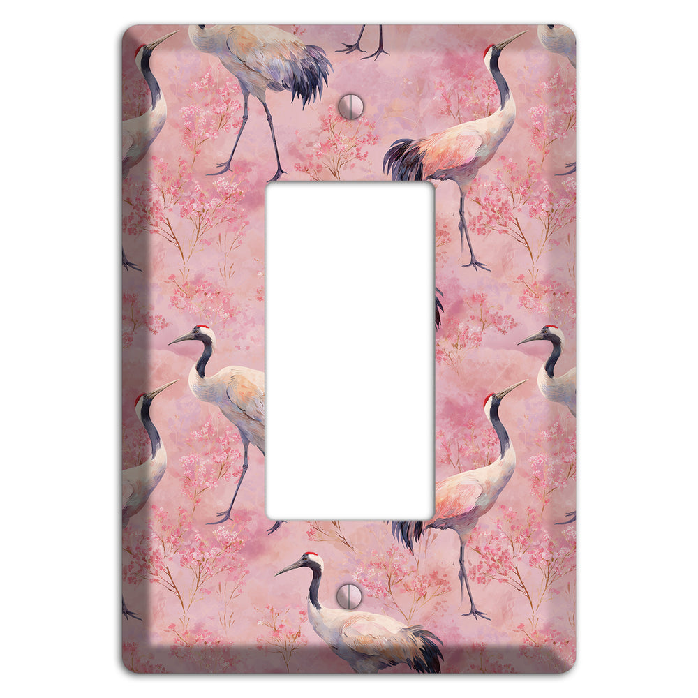 Blush Crane Reverie Rocker Wallplate