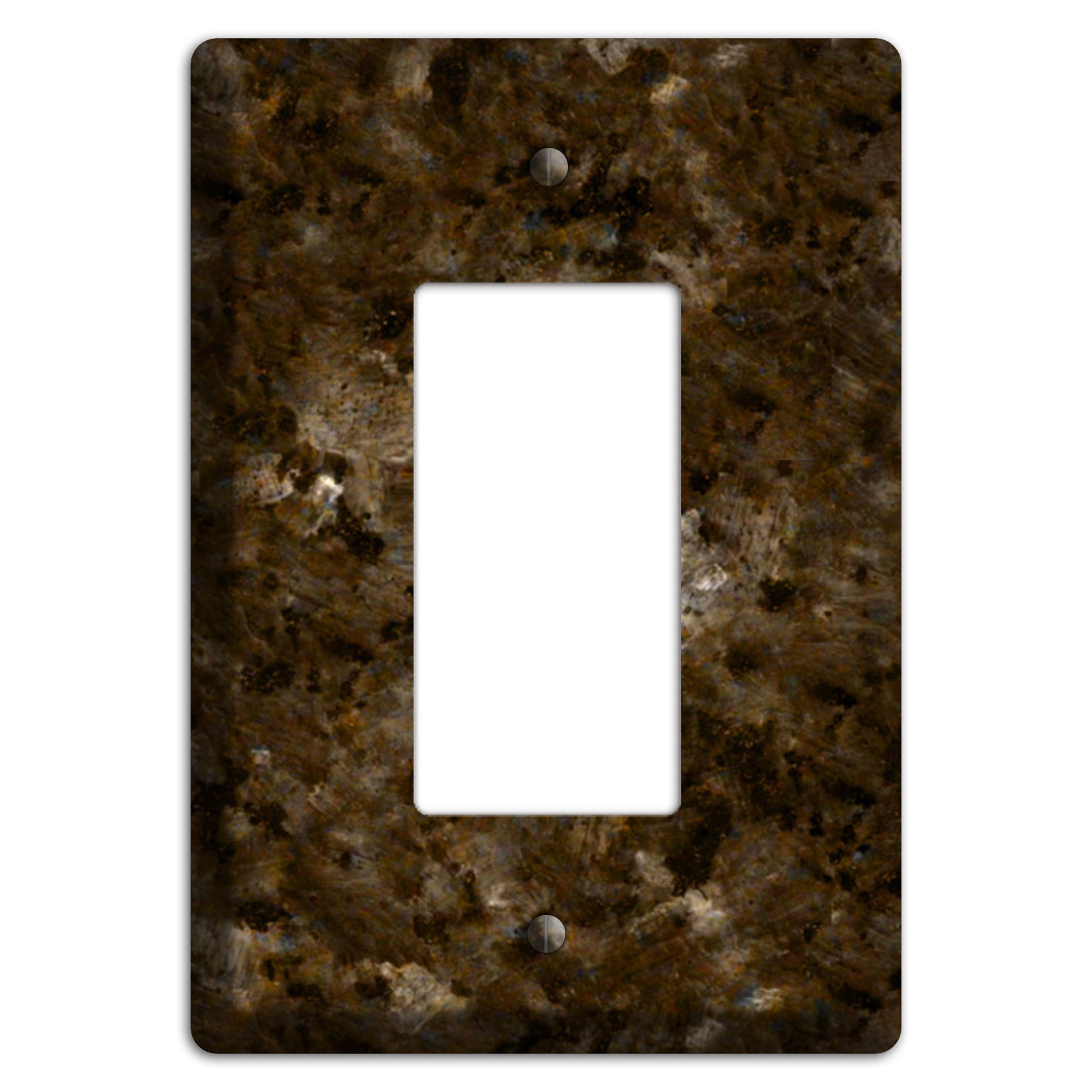 Tropical Brown Granite Rocker Wallplate
