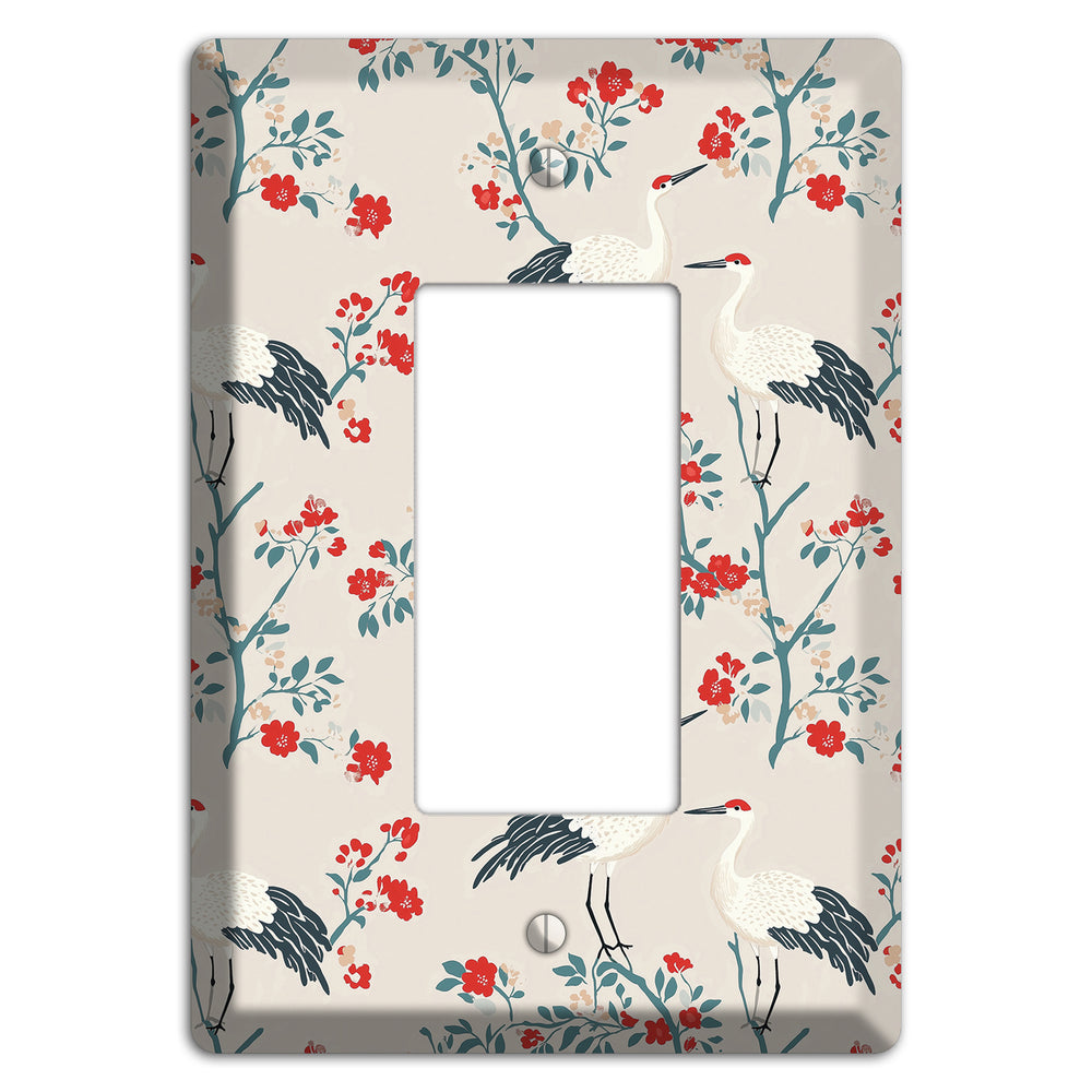 Ivory Blossom Vigil Rocker Wallplate