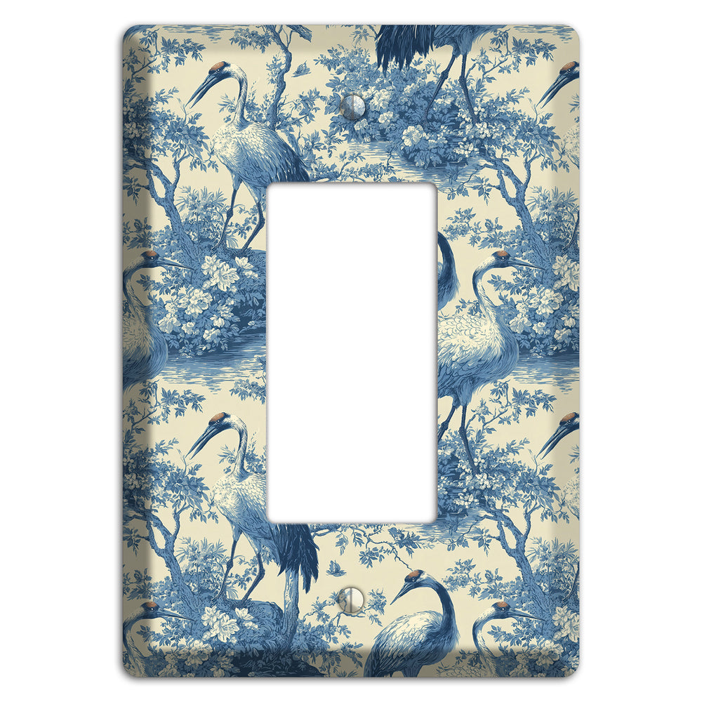 Cobalt Toile Vigil Rocker Wallplate