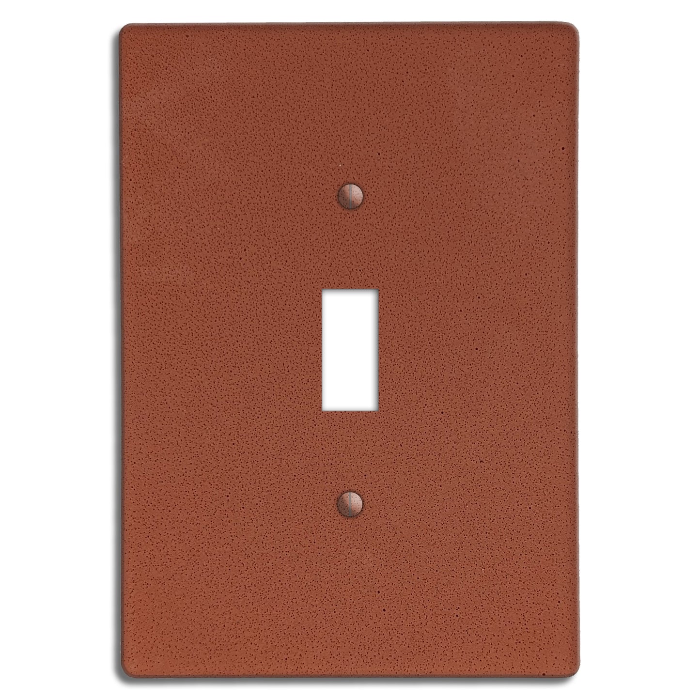 Terra Red Boho Smooth Switchplate Covers