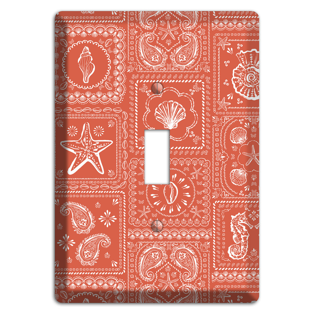 Terracotta Shell Patchwork Cover Plates