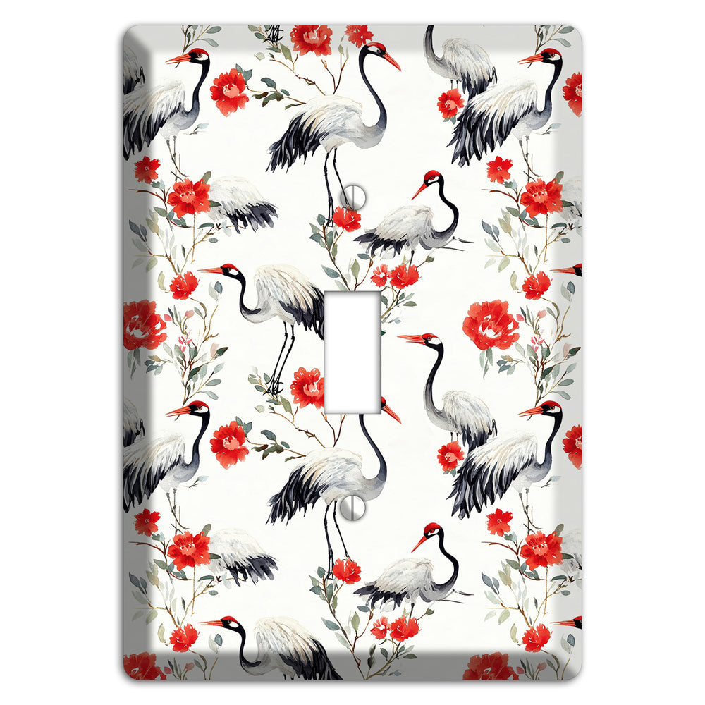 Scarlet Plume Garden Cover Plates