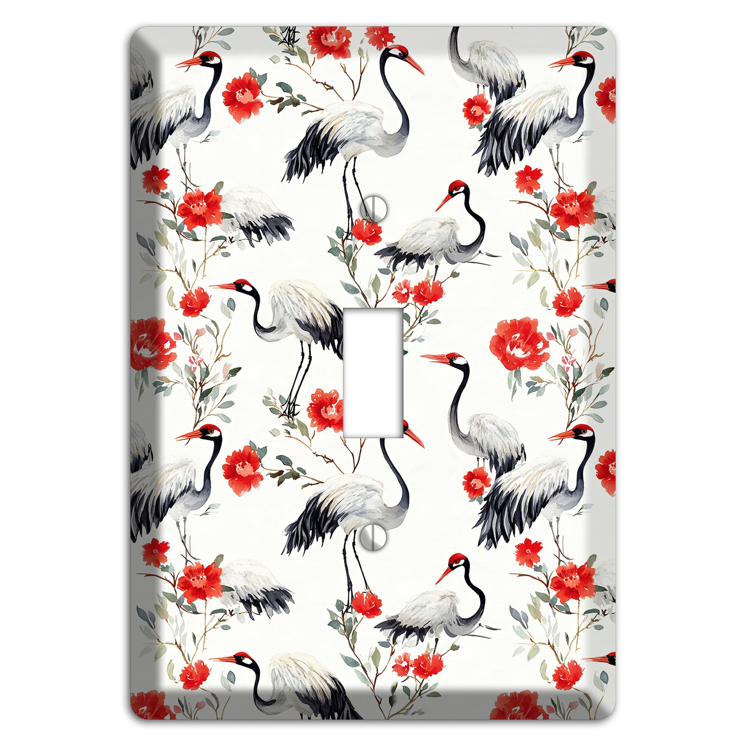 Scarlet Plume Garden Cover Plates