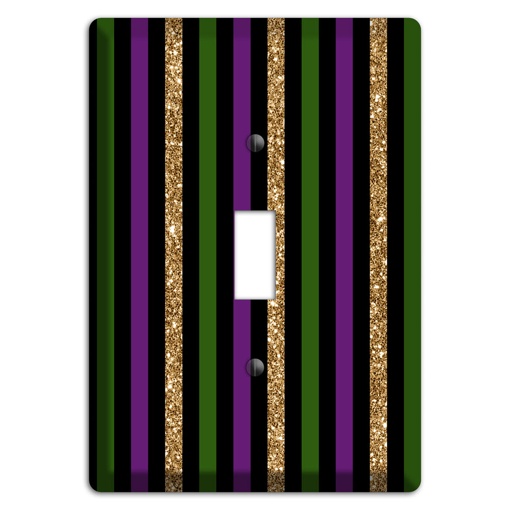 Carnival Stripes: Noir Cover Plates