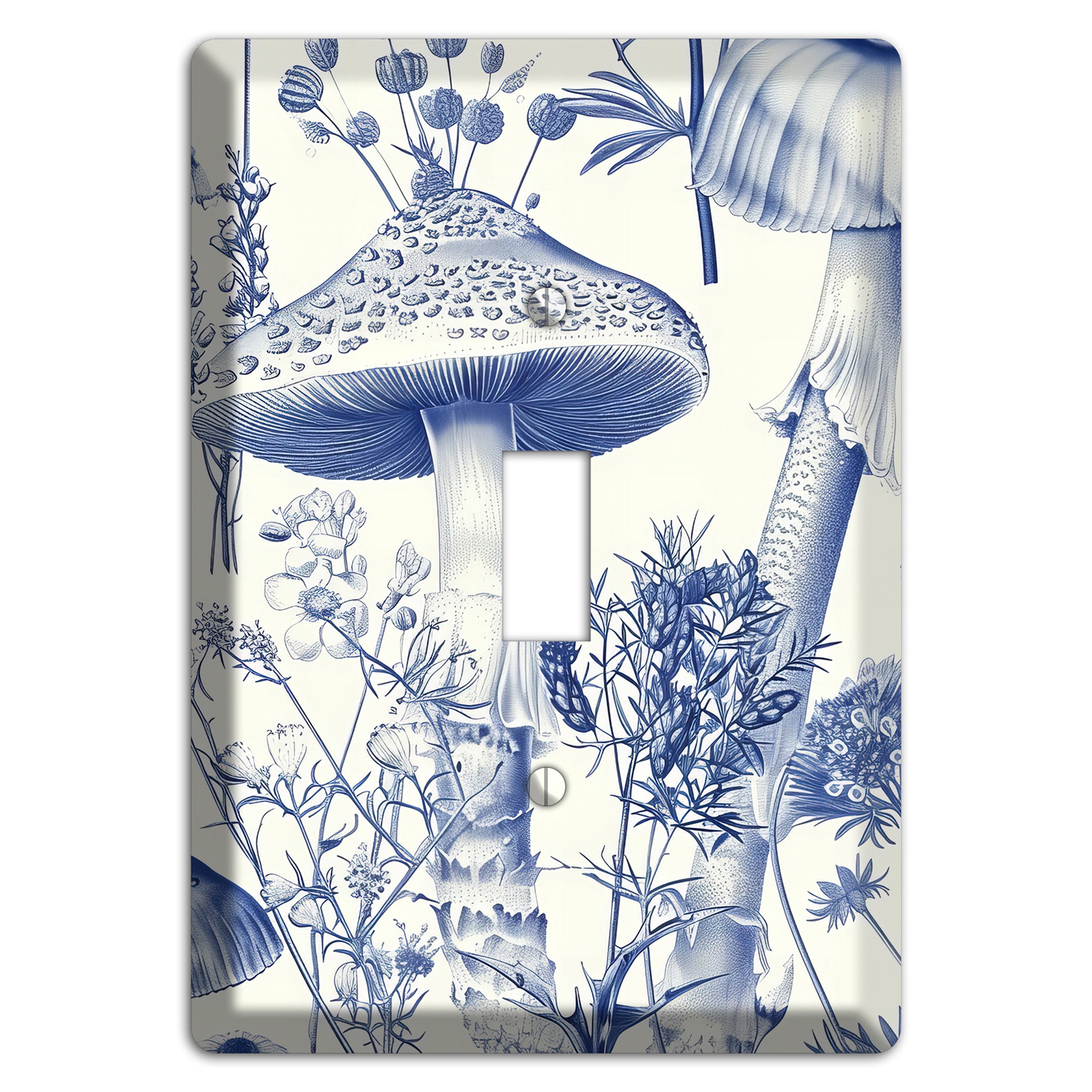 Cobalt Spore Garden Cover Plates